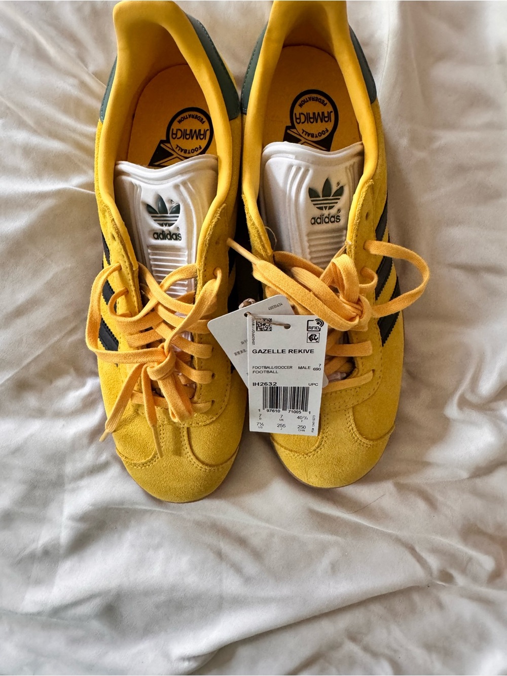 Adidas Jamaica Yellow Gazelle